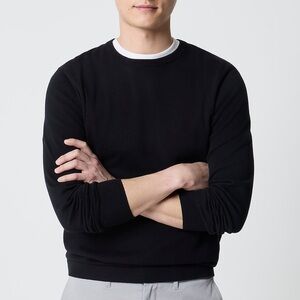 J. Crew Fitted Crewneck Long Sleeve Sweater Tee, Size L